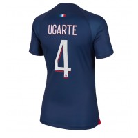 Dres Paris Saint-Germain Manuel Ugarte #4 Domáci pre Ženy 2023-24 Krátky Rukáv